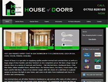 Tablet Screenshot of houseofdoors.co.uk