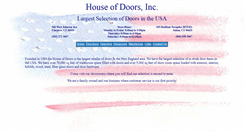Desktop Screenshot of houseofdoors.net