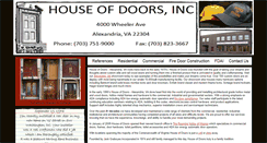 Desktop Screenshot of houseofdoors.com